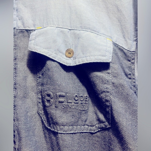 Men’s Buffalo David Britton Indigo Combo Button Down Shirt - Picture 5 of 10